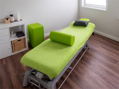 Behandlungszimmer für Physiotherapie